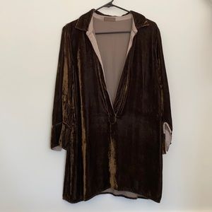Vintage GP Shades Velvet Tunic Shirt
